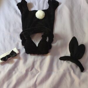 Black Bunny Costume for Dogs